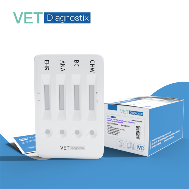 Ehrlichia-Leishmania-Anaplasma-Heartworm Combo Testi